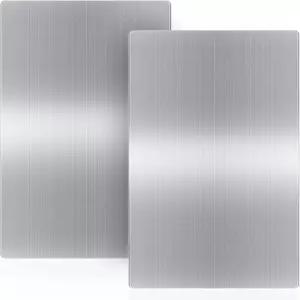 다푸리 2개 32 x 16 인치 스테인리스 스틸 핸드 드라이어 벽 스플래시 가드 금속 패널 욕실 주방 화장실용