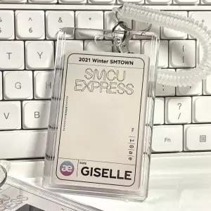 탑로더 포카 1 학교 카드 액세스 홀더 아크릴 투명 보호 ID 버스 식사 작업자