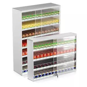 알루미늄 잠금장치 담배진열장 마트 캐비닛 카운터 층열