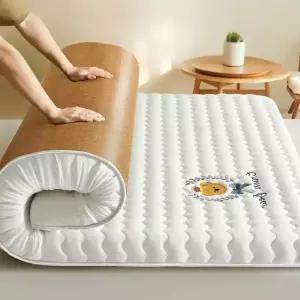 라지킹침대패드 냉감패드lk 여름까는이불 바닥 4면고정 화이트6cm 여름용