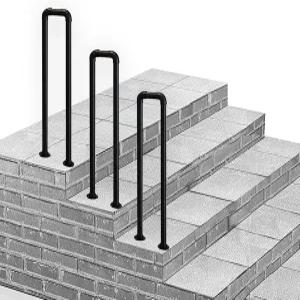 데크 가든 테라스 발코니용 1단계 매트 블랙 메탈 핸드 레일용 야외 트랜지션 일 철제 현관 계단 난간
