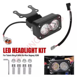 서론 라이트 비 X 세그웨이 X260 탈라리아 스팅 MX4 MX3 플러그 앤 플레이 20W 헤드라이트 스위치 화이트