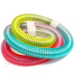 컬러 스프링 훌라후프 1150g 허리 운동기구 지압 마사지 홈트 실내 피트니스