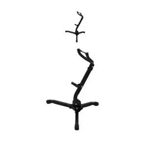 색소폰 스탠드 금속 관악기 받침대 색소폰 거치대 2개 접이식 휴대용 미끄럼 이동식 높이 메탈 조절 방지