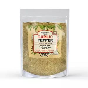 꾸밈없는 마늘 후추 다용도 양념 짠맛과 맛 맛있는 블렌드 2 파운드