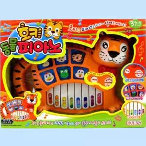 호키동물 피아노 악기놀이 장난감 유아 아기 키보드 교육완구 동물모양 피아노