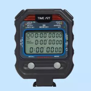 디지털 스톱워치 타이머 육상 알람시계 초시계 100메모리 랩타임 스플릿타임 평균세트 페이스세트 리콜 리