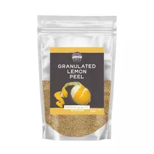 버치 메도우 2파운드 과립 레몬 껍질 조미료 차 드라이 문지르기 마리네이드 드레싱