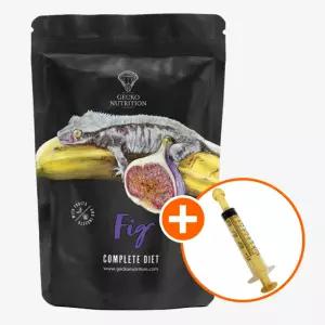 게코 뉴트리션 바나나무화과맛 50g 도마뱀먹이 사료