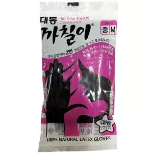 질기고 오래갑니다 라텍스 미용장갑 중 M 블랙 10켤레 질기고 오래갑니다