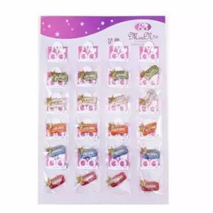 [반려] 랜덤 반려동물 강아지머리핀 20입 애견헤어핀 애견빗살핀 빗살핀