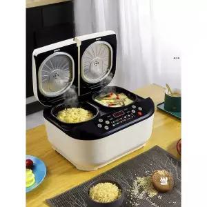 반반 밥솥 찜기 멀티 다용도 죽 밥 나눔 소형 쿠커 2단 찜기