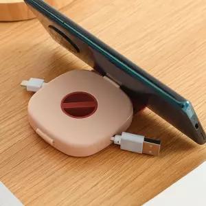 휴대폰 이어폰 정리함보관 케이스 케이블 정리 거치대 휴대폰거치대