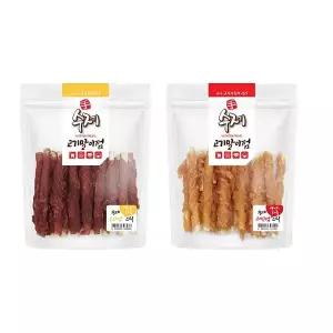 수제 고기말이껌 14P 210g x 2 (치킨/오리 택1) 강아지간식
