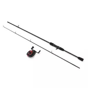 초보자용 루어 낚시 풀세트 좌핸들 베이트릴 채비 포함 입문용낚시대