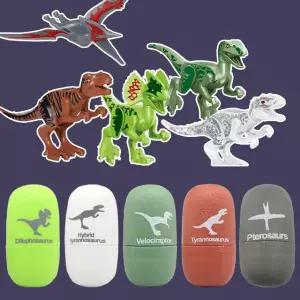 공룡 티라노사우루스 벨로시랩터 과학 장난감 딜로포사우루스 피규어 모형 공룡대탐험 조립