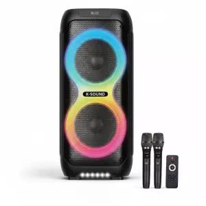 쟈가 K-SOUND 850K 선거용앰프 행사용 이동식 스피커 휴대용 무선 마이크 2개 320W