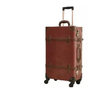 복고 캐리어 빈티지 가죽 여행가방 클래식 레트로 하드케이스 앤틱