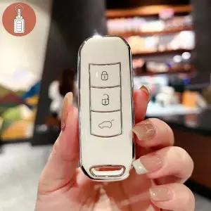 호환  TPU 자동차 키 커버 리모컨 포브 쉘 케이스 키체인 거치대 자동차 GAC 트럼프치 GS3 GA3 GA4 GS4 GS5