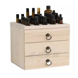 에센셜오일보관함 원목수납장 앰플진열대 슬롯형 조향대 디스플레이가구 매장집기