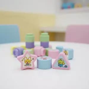 뽀로로 소프트블럭 말랑TPR 쌓기놀이 조립 끼우기 모형 장난감 모양 자동차 블럭놀이