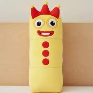 해민 넘버블럭스 삼 바디필로우 캐릭터 쿠션 애착인형 안고자는인형 침대용 어린이 44cm