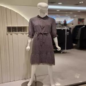 [크로커다일레이디]올리비아하슬러 기하학 프린트 쉬폰 원피스_OHCFOP103_ESS