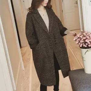 더플코트 클래식 체크 코트 5버튼 가을겨울 출퇴근룩 데이트룩