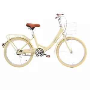 여성용 자전거 클래식 시티 바구니 장보기 산책 마실용 생활형 숙녀차