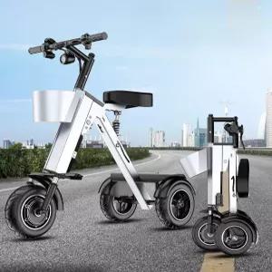 초소형 전동차 접이식 세발 폴딩 전기자전거 경량 출퇴근 휴대용 미니