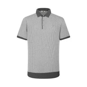 [롯데백화점]닥스 (양말사은품선물포장)26년 SS 남성 면혼방 카라 배색 니트 티셔츠 DMS1SWTS105-G1