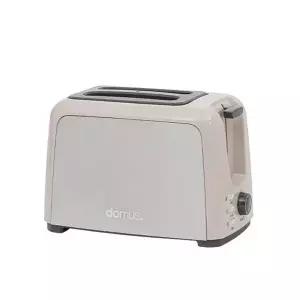 도무스 DT-1307XB 토스터 7단계 가열 먼지방지덮개 베이지