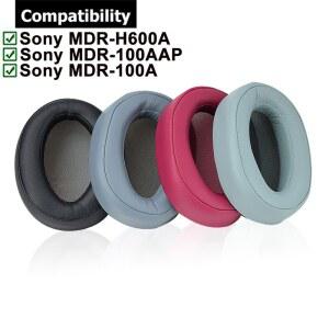 호환 헤드폰 교체용 쿠션 컵 커버, MDR100AAP H600A MDR100A 100A