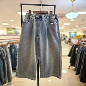 [인디고키즈][인디고키즈]부들 와이드 주름 데님팬츠 IKTJ258W2 _ESC