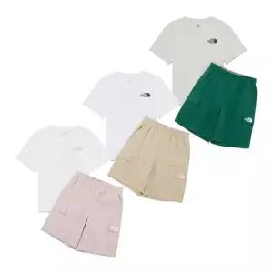 노스페이스 키즈 노스페이스키즈NT7UR20전색상 익스프로러 크루 세트 450943