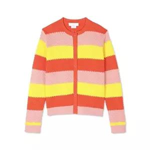[ 스텔라 맥카트니]21SS 키즈 여성 스트라이프 가디건 602660 SQM07 H501