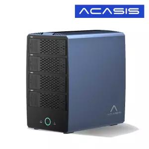 아카시스 H006 하이브리드 RAID 6베이 HDD x 4Bay / M.2 NVMe x 2Bay 전송 속도 40Gbps 외장스토리지 DAS 외장하드 하드디스크_N