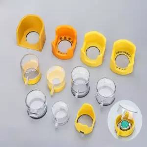 스위치 버튼 투명 방진 방수 보호 커버 이중면 테이프 부착 가능