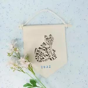 어르신수업 민화 스텐실 가랜드 만들기세트 1인용 중고등학생 숙제 미술용품 유치원