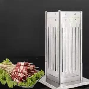 캠핑바베큐 꼬치꽂이 스탠드 양꼬치 끼우는기계 도구 캠핑 닭꼬치 업소용 바베큐 식당 큐 구이