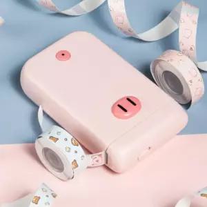 카피어랜드 D30S 라벨프린터기 핑크돼지 이름표프린터 가정용라벨기