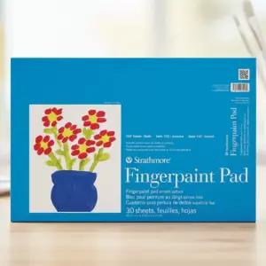크레욜라 핑거페인트전용지 유아 손그림놀이 도화지 스케치북 드로잉지 46x30 (30장)