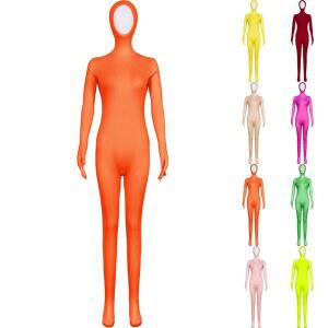 소년 소녀 스판덱스 전신 수트 젠타이 바디수트 탄력 퍼포먼스 웨어 경량 스테이지(라이트 핑크, 9-10년)