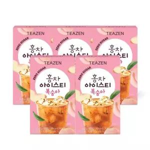티젠 제로슈가 아이스티 복숭아 10스틱 x 5박스 [정가 35,000원]