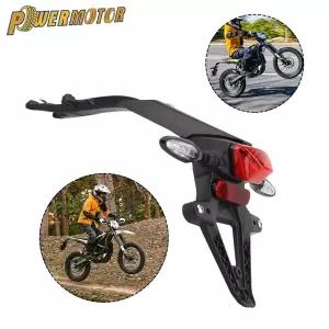 호환  Sur-Ron Ultra Bee 전기 자전거 리어 브래킷 브레이크 미등 방향 지시등 번호판 프레임 어셈블리 교