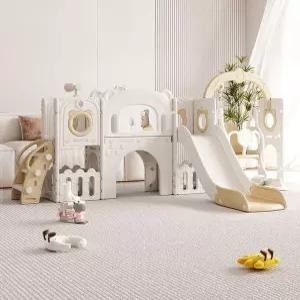 실내 미끄럼틀 그네 세트 대형 가정용 놀이터
