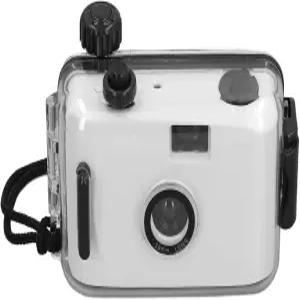 윤세이티 35MM 필름 카메라 케이스 포함 재사용 가능 셔터 스피드 1/100s F/9 렌즈 사진 촬영용 경량 블랙