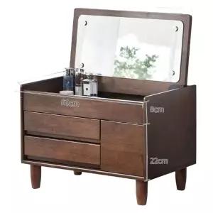원룸화장대 좌식형 낮은 우드 화장대 입식 서랍장 좌식화장대 서랍 수납 소형 정리함 침실