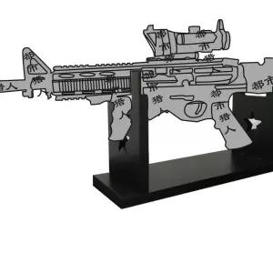 서바이벌 총 거치대 소총 보관함 총기 더블 랙 총거치대 보관