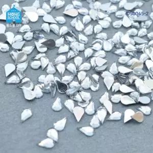 몽스쿨 물방울큐빅 꾸미기 장식 데코 보석파츠 미술 재료 0.8cm (200P 2세트)